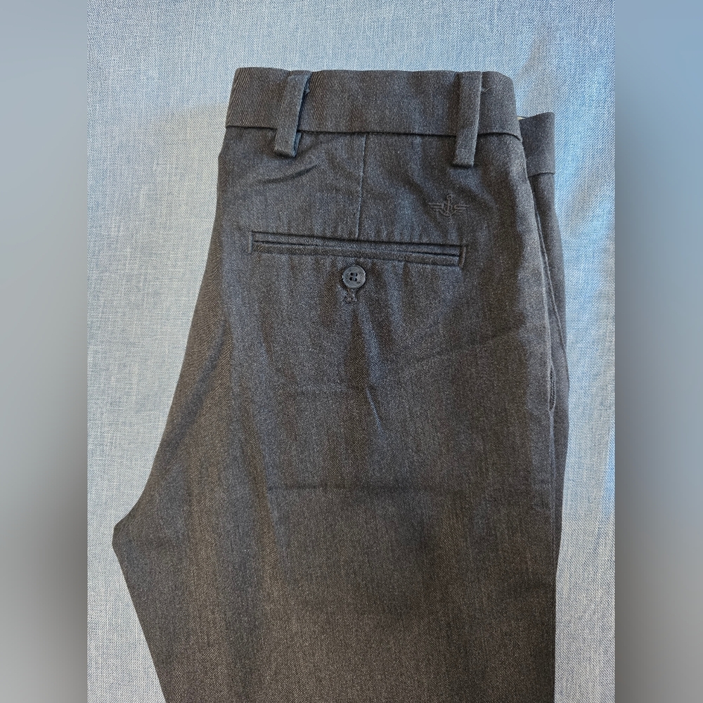Dockers Men's Slim Fit Signature Khaki Lux Cotton Stretch Pants 32x30 Flat Front - Picture 4 of 8